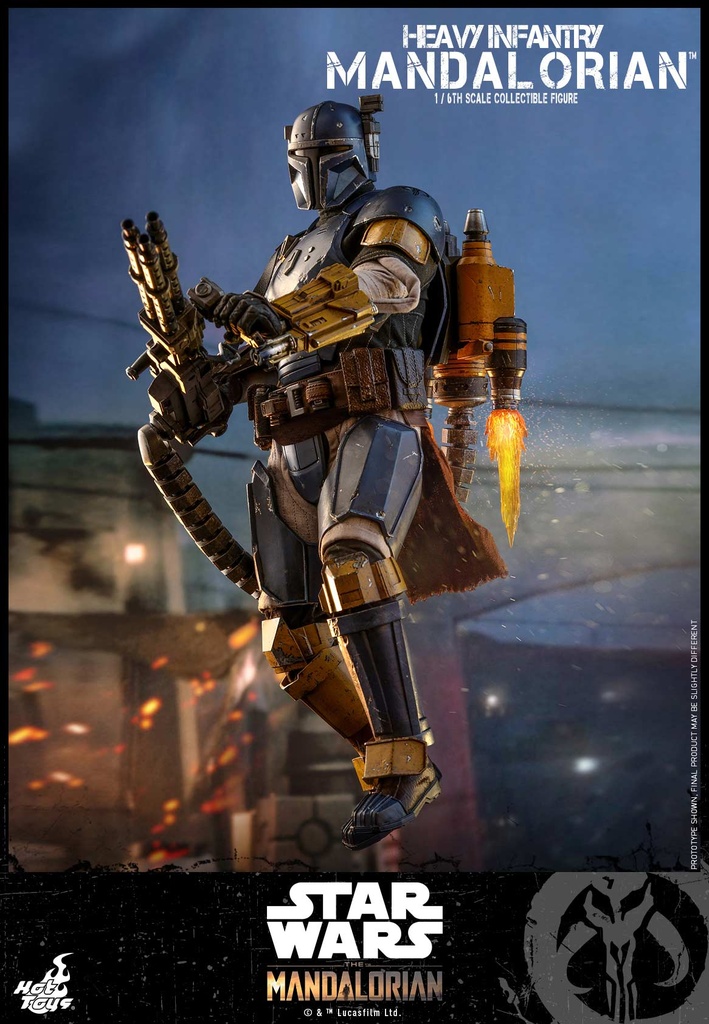 (PO) TMS010 - Star Wars: The Mandalorian 1/6th scale Heavy Infantry Mandalorian Collectible Figure (3) Image_8