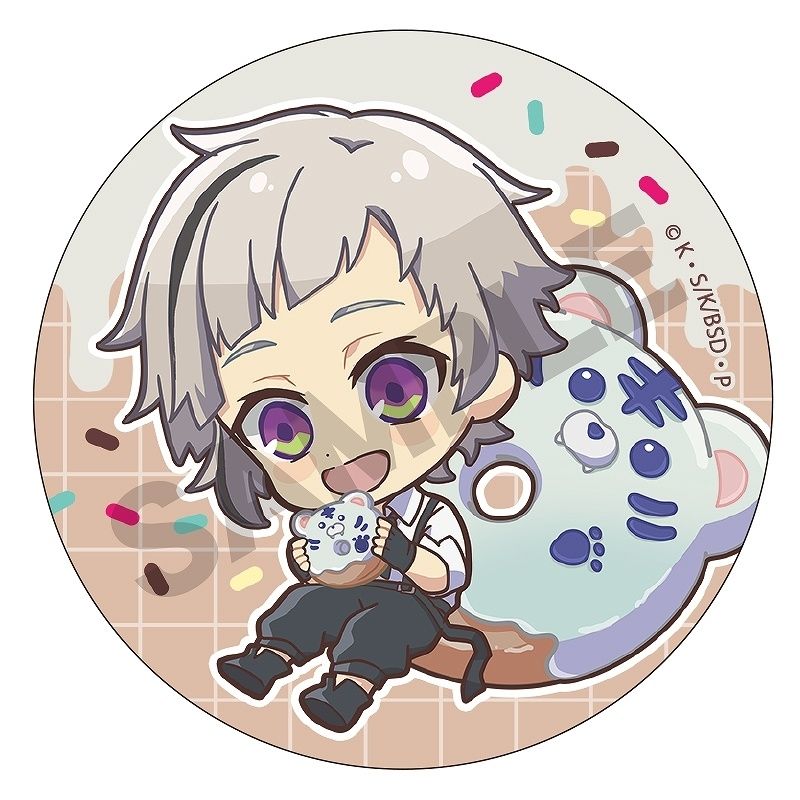 (PO) Bungo Stray Dogs Trading Can Badge Chara Peko Donut [BOX] Image_2