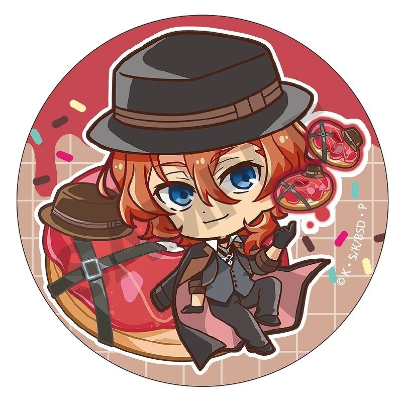 (PO) Bungo Stray Dogs Trading Can Badge Chara Peko Donut [BOX] Image_5