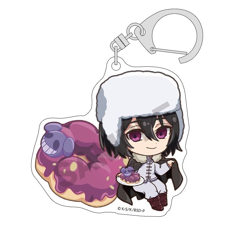 (PO) Bungo Stray Dogs Trading Acrylic Key Chain Chara Peko Donut [BOX] Image_8