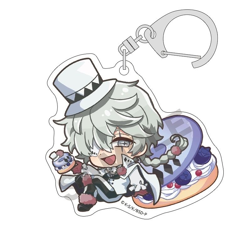 (PO) Bungo Stray Dogs Trading Acrylic Key Chain Chara Peko Donut [BOX] Image_9