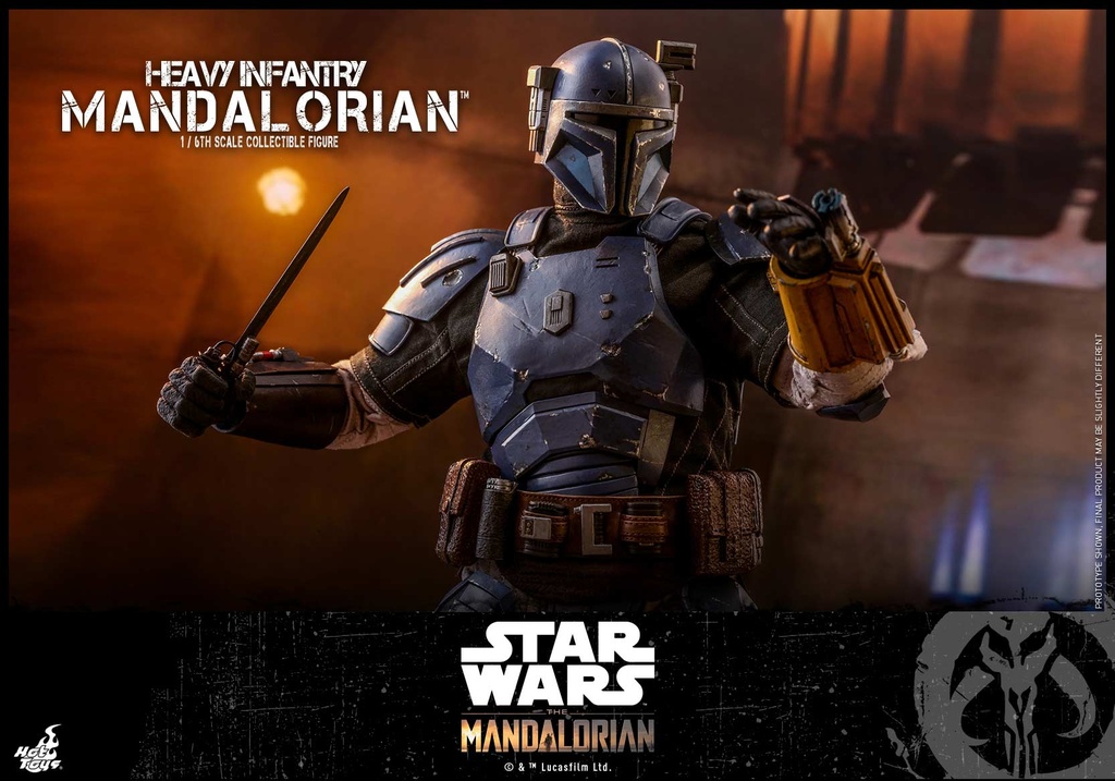 (PO) TMS010 - Star Wars: The Mandalorian 1/6th scale Heavy Infantry Mandalorian Collectible Figure (3) Image_16