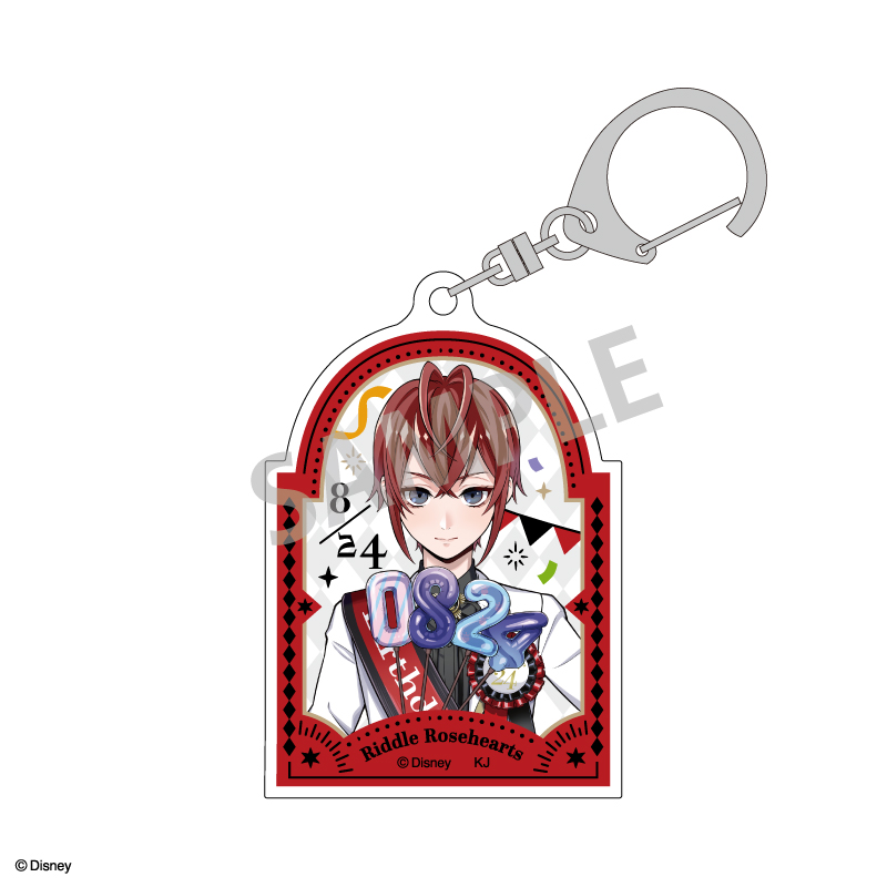(PO) Disney Twisted Wonderland Trading Acrylic Key Chain Vol. 1 Omekashi Birthday Ver. [BOX] Image_2
