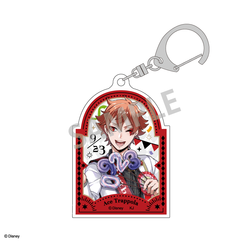 (PO) Disney Twisted Wonderland Trading Acrylic Key Chain Vol. 1 Omekashi Birthday Ver. [BOX] Image_3