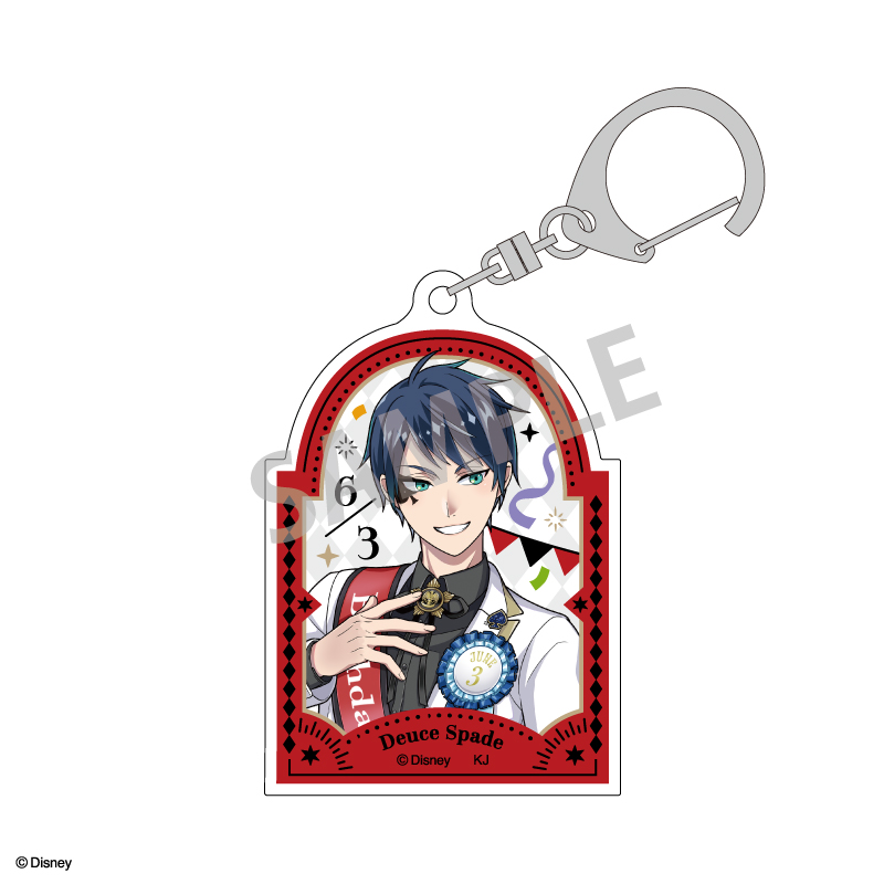 (PO) Disney Twisted Wonderland Trading Acrylic Key Chain Vol. 1 Omekashi Birthday Ver. [BOX] Image_4