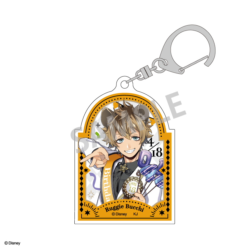 (PO) Disney Twisted Wonderland Trading Acrylic Key Chain Vol. 1 Omekashi Birthday Ver. [BOX] Image_9