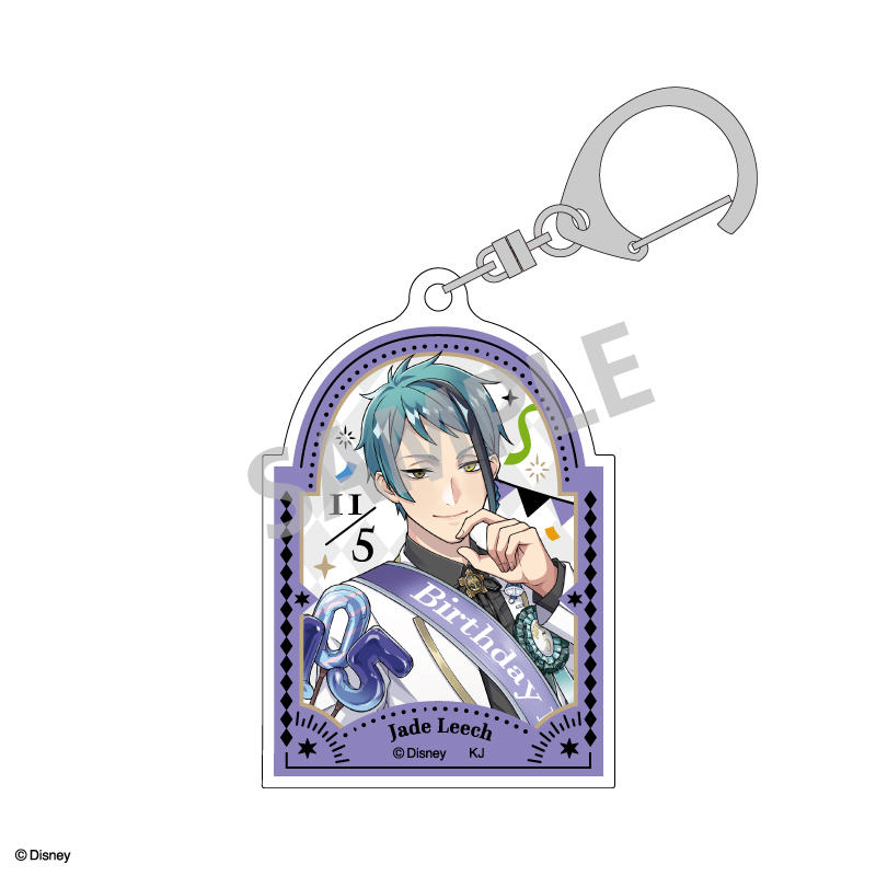 (PO) Disney Twisted Wonderland Trading Acrylic Key Chain Vol. 1 Omekashi Birthday Ver. [BOX] Image_11