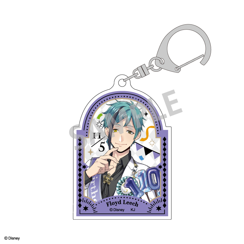 (PO) Disney Twisted Wonderland Trading Acrylic Key Chain Vol. 1 Omekashi Birthday Ver. [BOX] Image_12