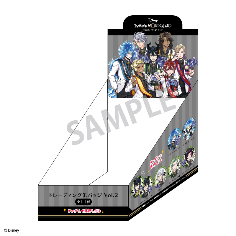 (PO) Disney Twisted Wonderland Trading Can Badge Vol. 2 Omekashi Birthday Ver. [BOX] Image_26