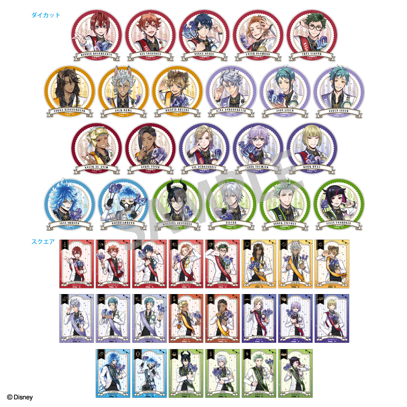 (PO) Disney Twisted Wonderland Trading Sticker Omekashi Birthday Ver. [BOX] Image_1