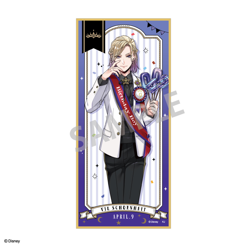(PO) Disney Twisted Wonderland Trading Tanzaku Shikishi Omekashi Birthday Ver. [BOX] Image_15