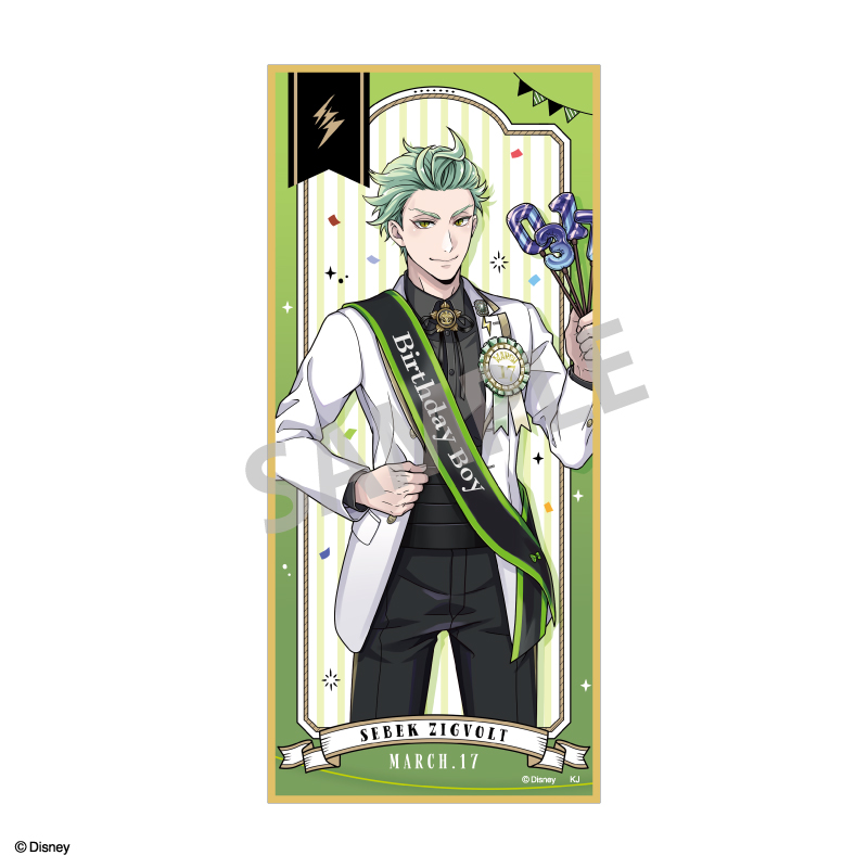 (PO) Disney Twisted Wonderland Trading Tanzaku Shikishi Omekashi Birthday Ver. [BOX] Image_22