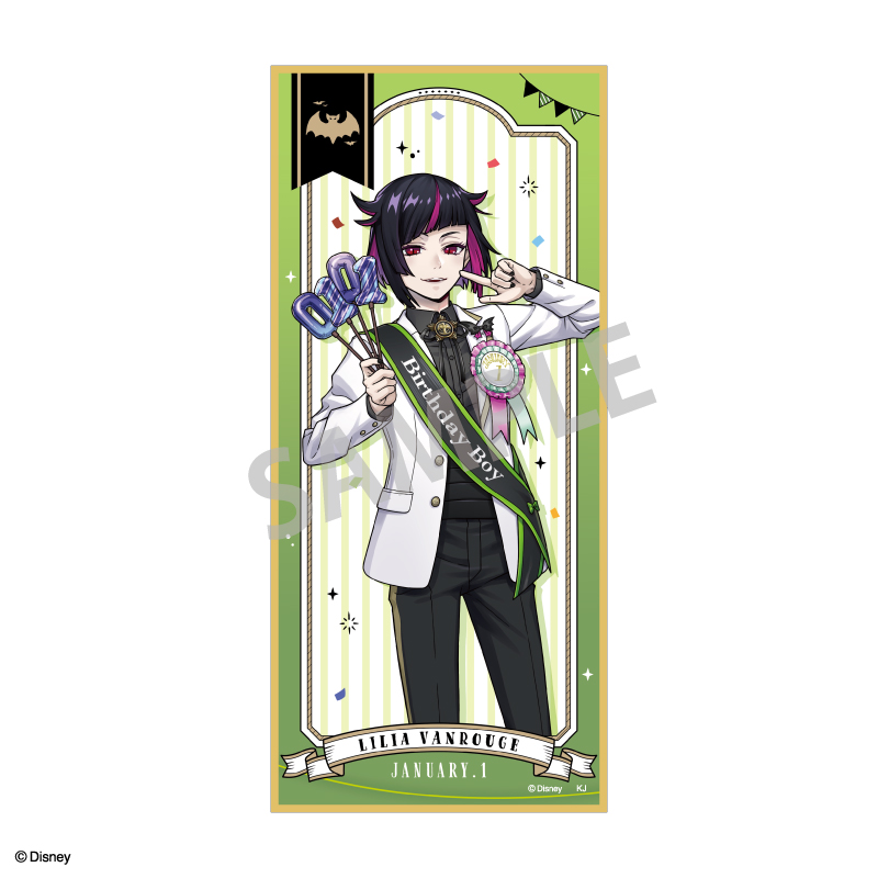 (PO) Disney Twisted Wonderland Trading Tanzaku Shikishi Omekashi Birthday Ver. [BOX] Image_23