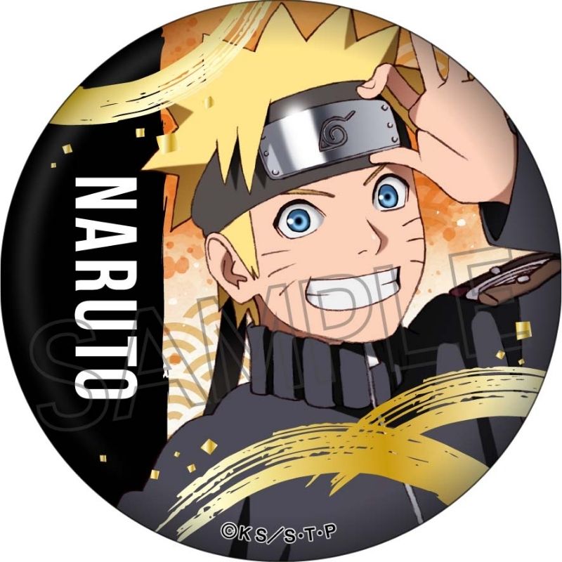 (PO) NARUTO -Shippuden- Gilding Can Badge Uzumaki Naruto Image_1