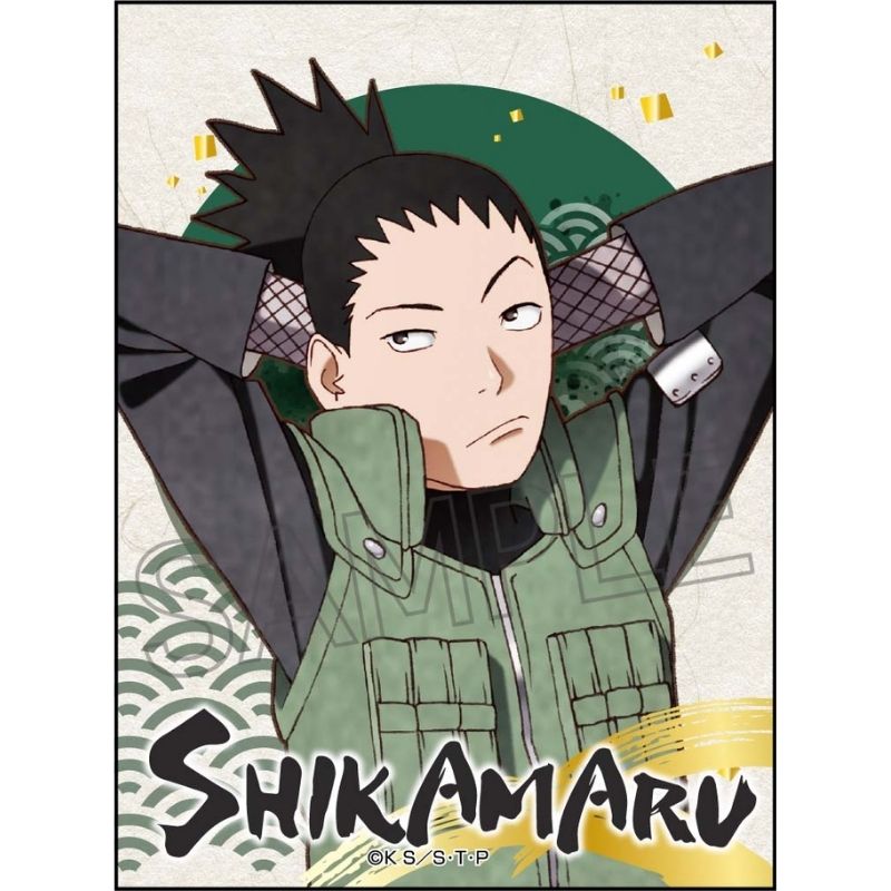 (PO) NARUTO -Shippuden- Vintage Series Sticker Nara Shikamaru Image_1