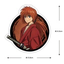 (PO) Rurouni Kenshin: Meiji Swordsman Romantic Story Himura Kenshin Mini Sticker Image_2