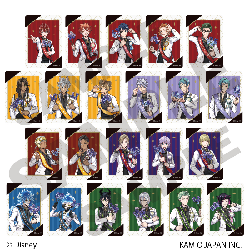 (PO) Disney Twisted Wonderland Trading Favorite Card Omekashi Birthday [BOX] Image_3
