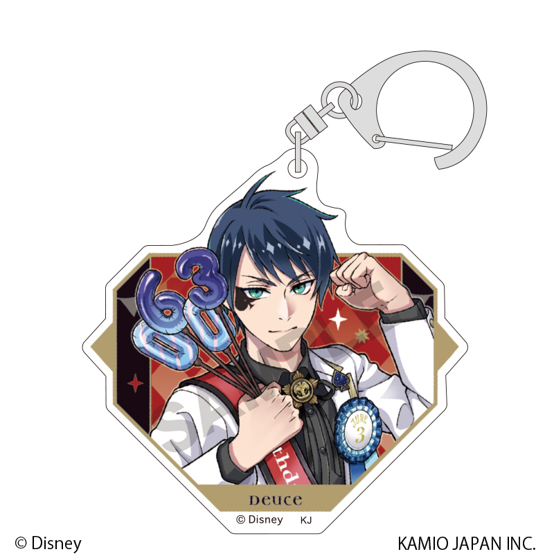 (PO) Disney Twisted Wonderland Trading Acrylic Key Chain Vol. 1 Omekashi Birthday [BOX] Image_4