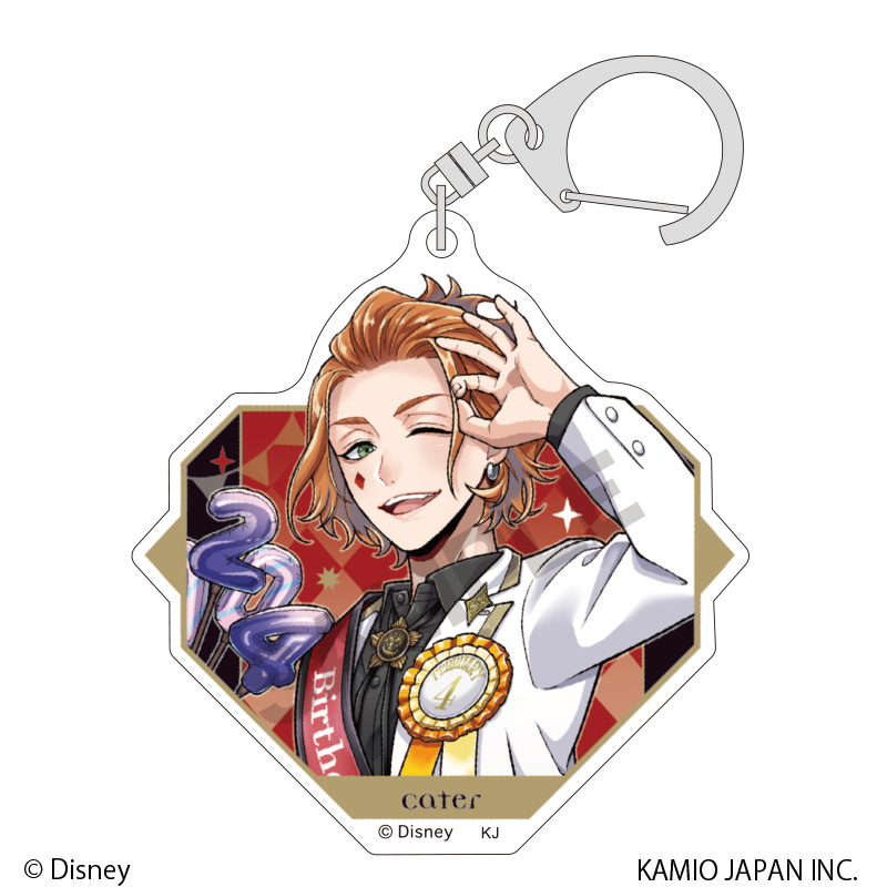 (PO) Disney Twisted Wonderland Trading Acrylic Key Chain Vol. 1 Omekashi Birthday [BOX] Image_5