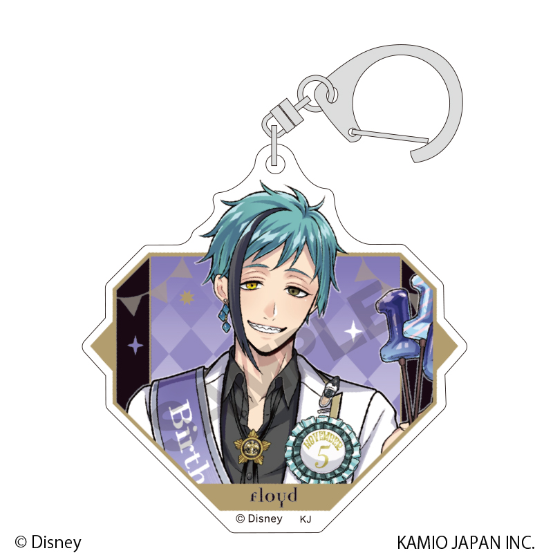 (PO) Disney Twisted Wonderland Trading Acrylic Key Chain Vol. 1 Omekashi Birthday [BOX] Image_12