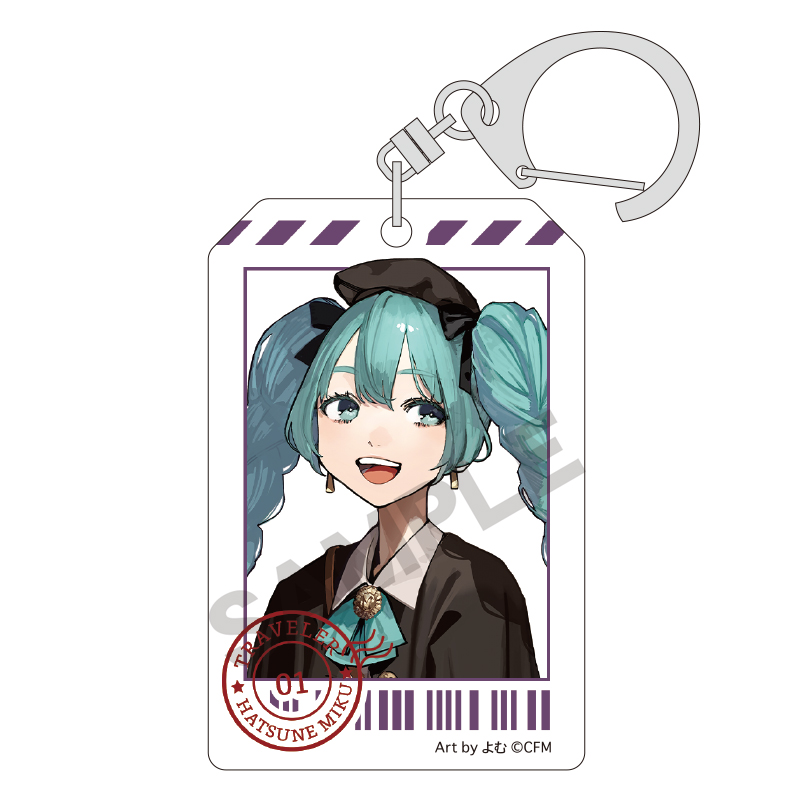 (PO) Hatsune Miku Trading Acrylic Key Chain Bon Voyage [BOX] Image_3