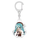(PO) Hatsune Miku Mini Acrylic Key Chain Blue Image_1