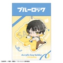 (PO) Blue Lock Acrylic Key Chain Bachira Meguru Teddy Bear Original Illustration Image_2