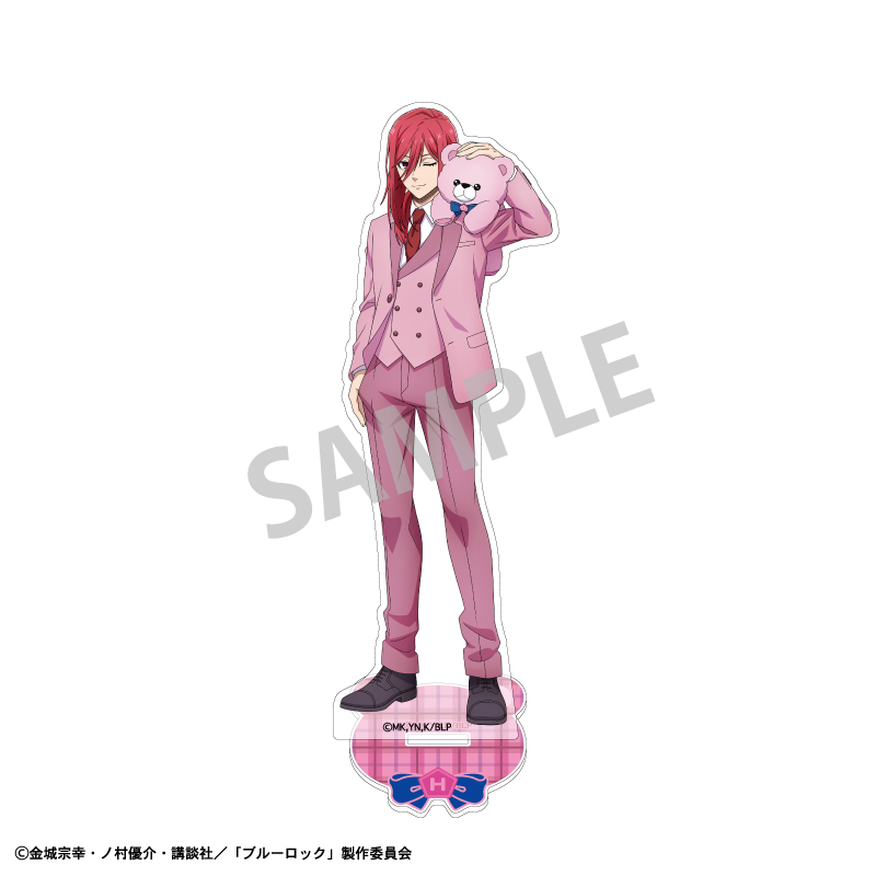 (PO) Blue Lock Acrylic Stand Chigiri Hyoma Teddy Bear Image_1