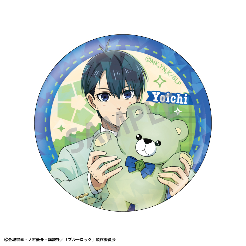 (PO) Blue Lock Trading Hologram Can Badge Teddy Bear [BOX] Image_2