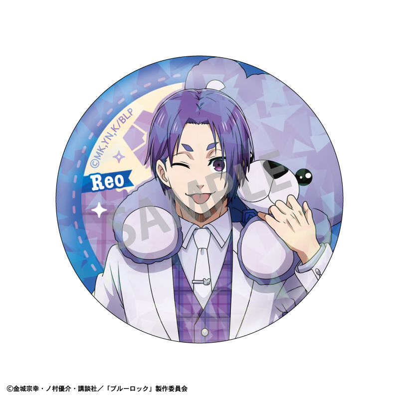 (PO) Blue Lock Trading Hologram Can Badge Teddy Bear [BOX] Image_6