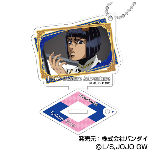 (PO) Photo Stand Acrylic Key Chain JoJo's Bizarre Adventure Golden Wind [BOX] Image_3