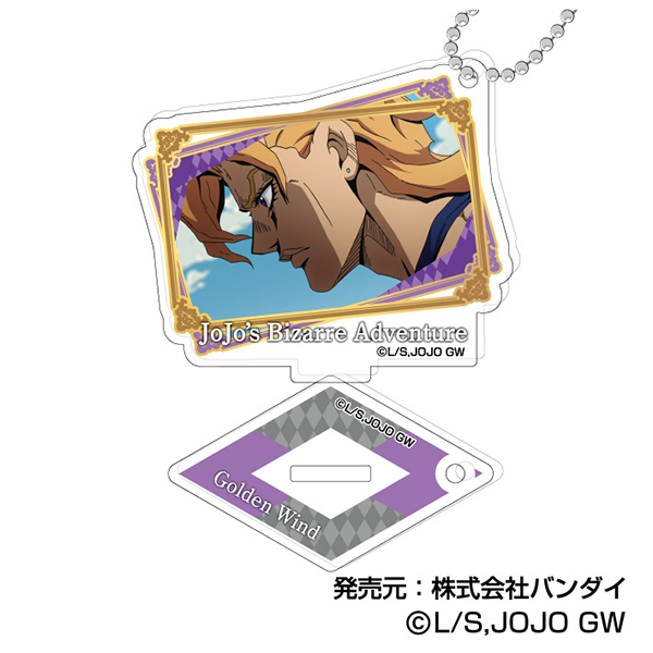 (PO) Photo Stand Acrylic Key Chain JoJo's Bizarre Adventure Golden Wind [BOX] Image_7