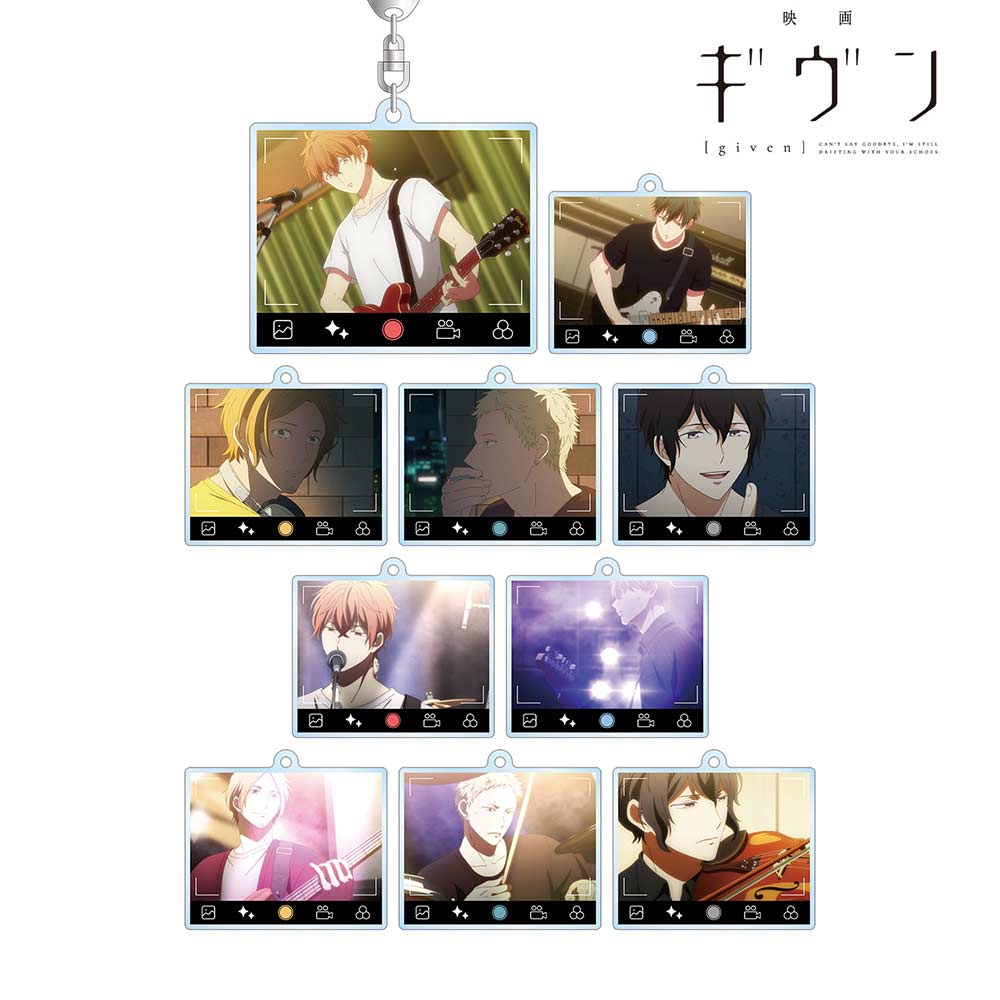 (PO) Given The Movie Trading Snap Photo Style Acrylic Key Chain [BOX] Image_1