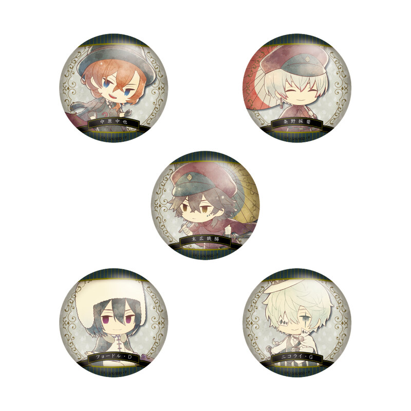 (PO) Bungo Stray Dogs Kasakko Metal Can Badge [BOX] Image_3