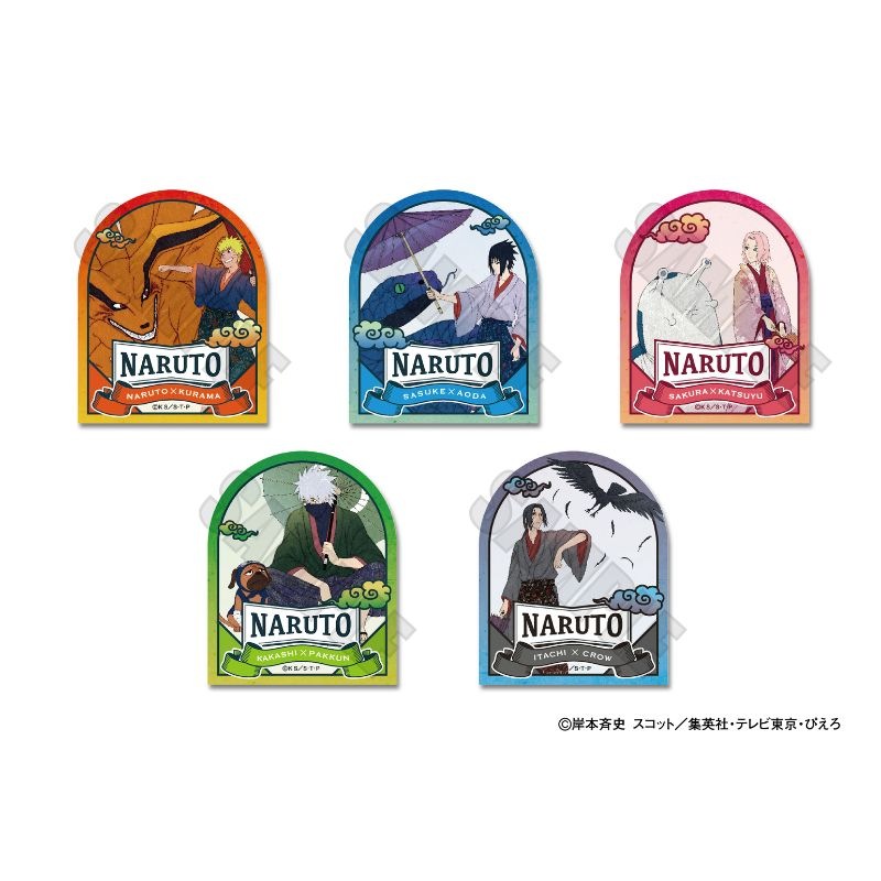 (PO) NARUTO -Shippuden- Sticker 5 Set Hyakumonogatari Ver. Image_1