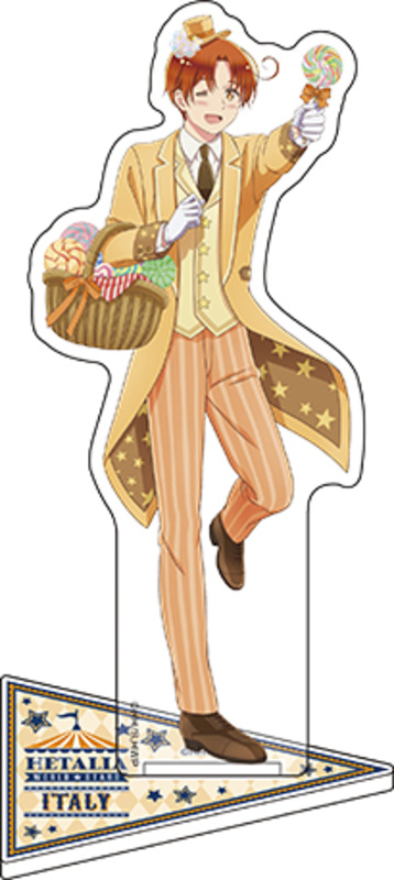 (PO) Hetalia World Stars Original Illustration Big Acrylic Stand Circus Ver. 1 Italy Image_3