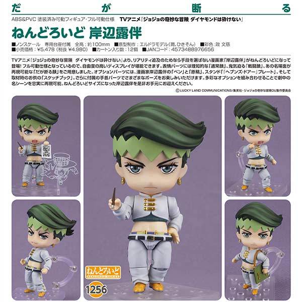 (PO) Nendoroid 1256 JoJo's Bizarre Adventure Diamond Is Unbreakable - Kishibe Rohan (7) Image_1