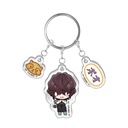 (PO) Bungo Stray Dogs Triple Acrylic Key Chain Bungo Dagashi Shop Ver. Poe Image_1
