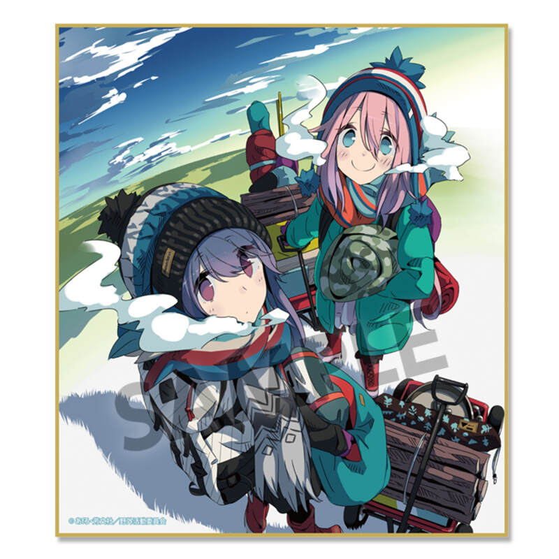 (PO) Yurucamp Trading Mini Shikishi Original Edition (Re-issue) [BOX] Image_3