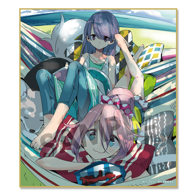 (PO) Yurucamp Trading Mini Shikishi Original Edition (Re-issue) [BOX] Image_4