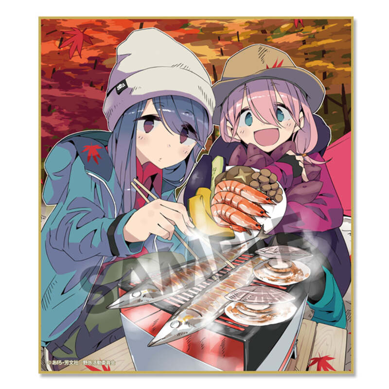 (PO) Yurucamp Trading Mini Shikishi Original Edition (Re-issue) [BOX] Image_5