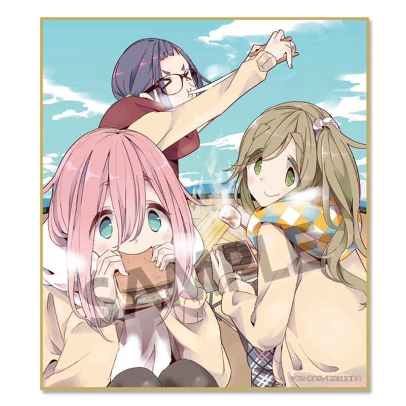 (PO) Yurucamp Trading Mini Shikishi Original Edition (Re-issue) [BOX] Image_10