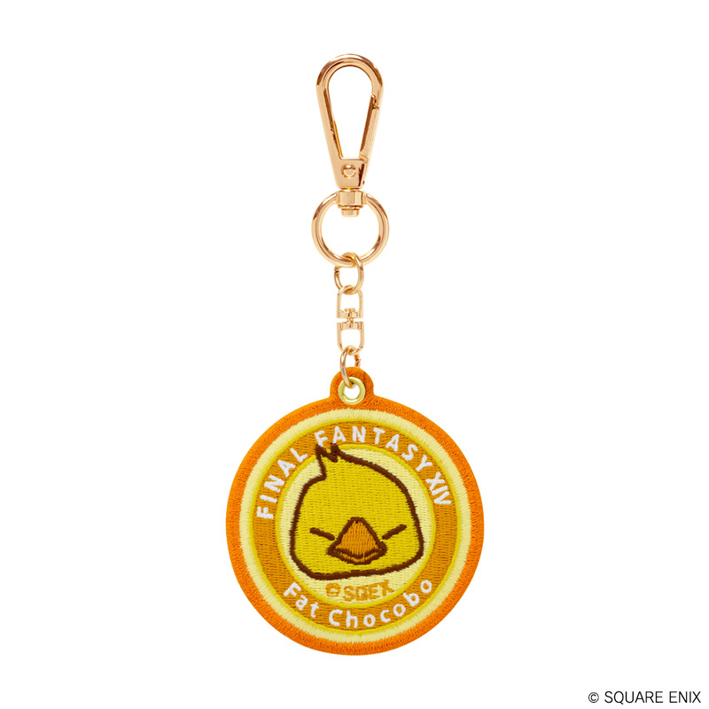 (PO) Final Fantasy XIV Patch Key Chain Fat Cat & Fat Chocobo Image_2