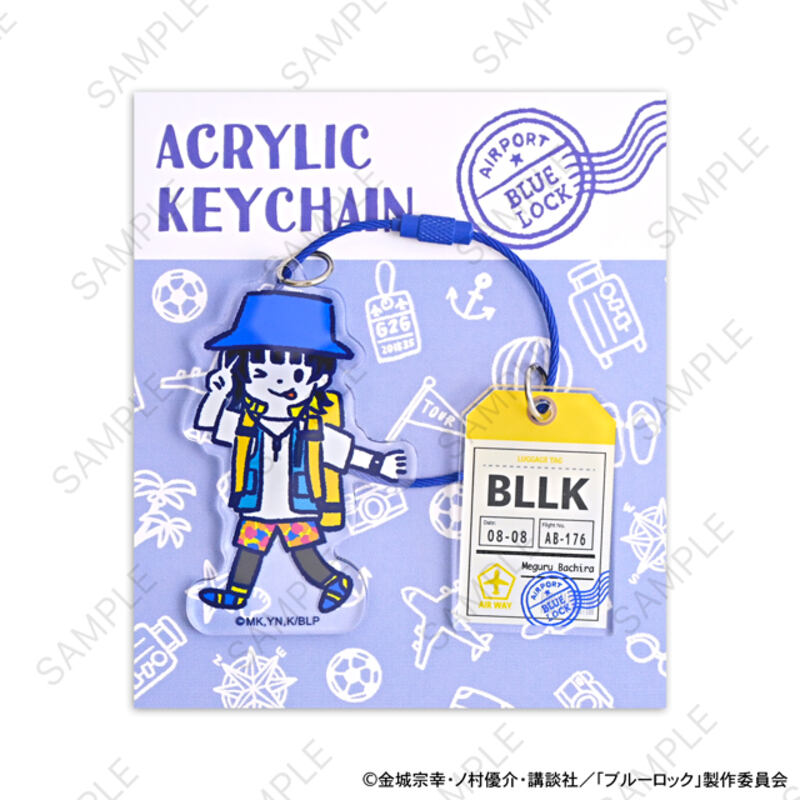 (PO) Blue Lock Bee's Knees Acrylic Key Chain Bachira Meguru Image_2
