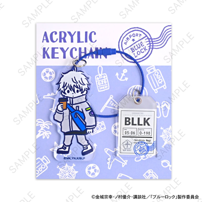 (PO) Blue Lock Bee's Knees Acrylic Key Chain Nagi Seishiro Image_2
