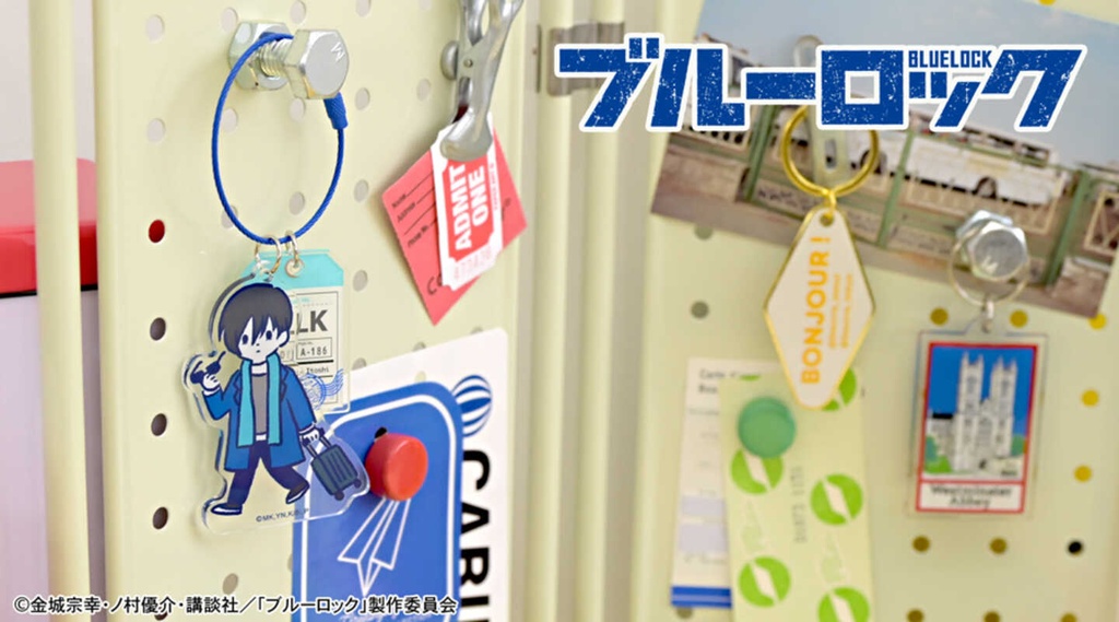 (PO) Blue Lock Bee's Knees Acrylic Key Chain Itoshi Rin Image_6