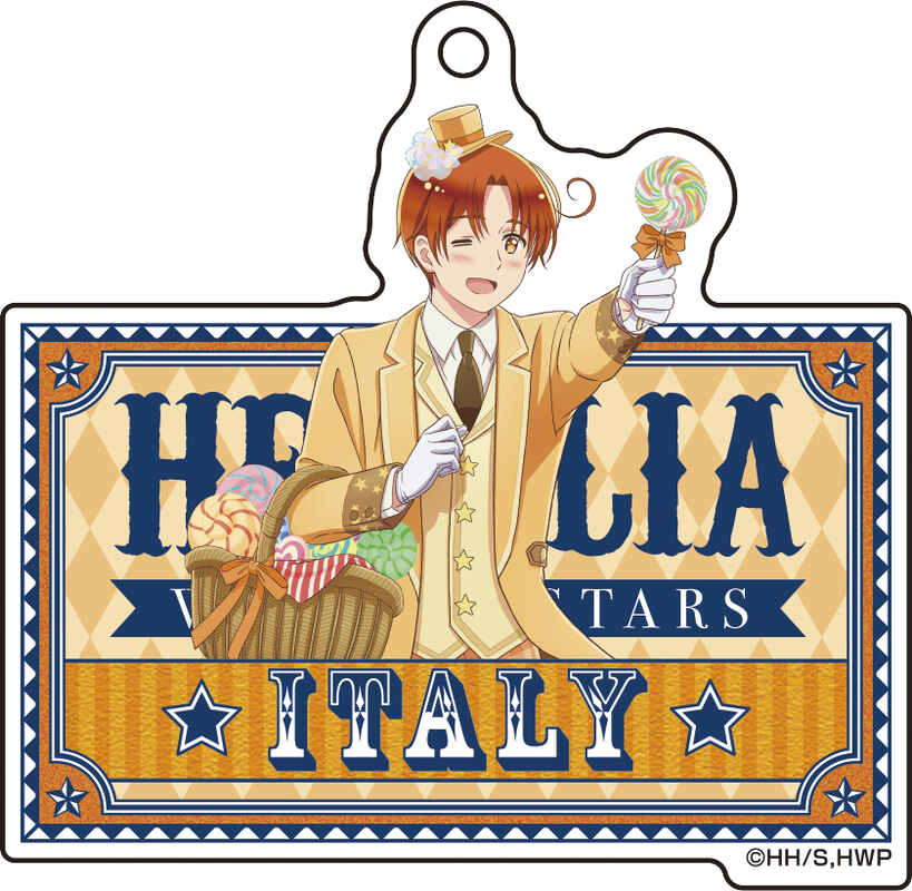 (PO) Hetalia World Stars Original Illustration Acrylic Key Chain Collection Circus Ver. [BOX] Image_2