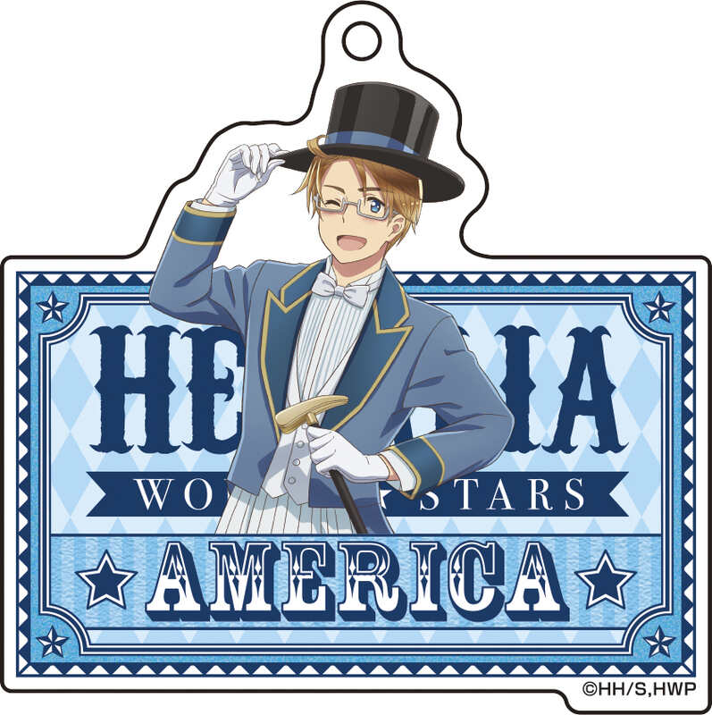 (PO) Hetalia World Stars Original Illustration Acrylic Key Chain Collection Circus Ver. [BOX] Image_5
