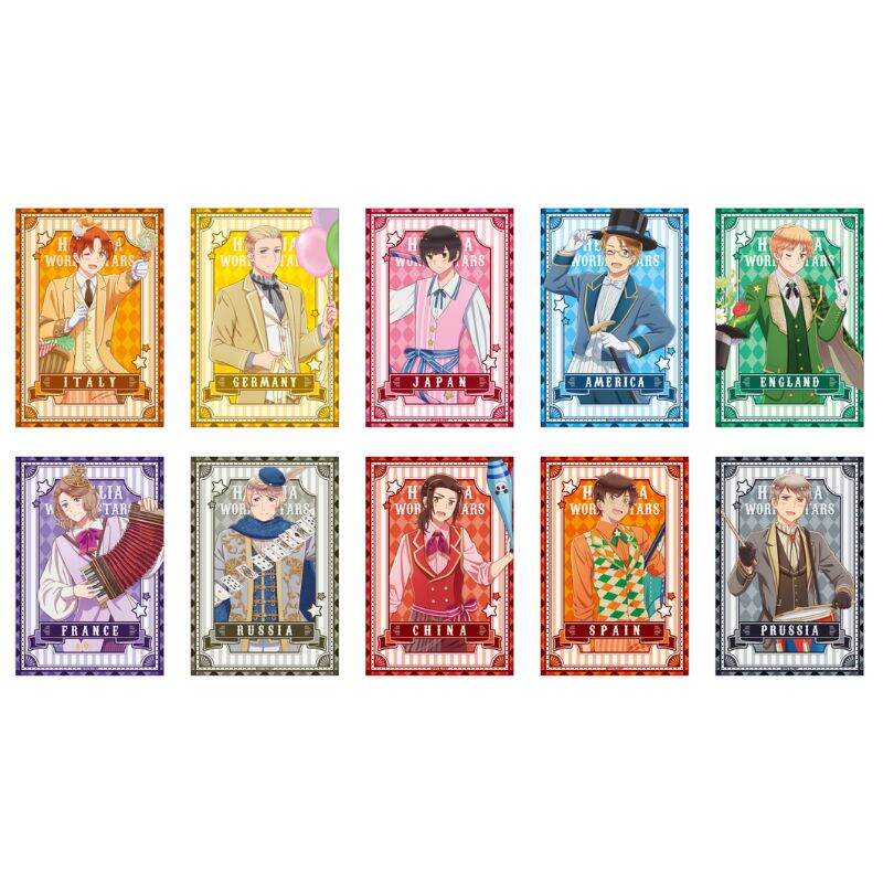 (PO) Hetalia World Stars Original Illustration Card Set Circus Ver. Image_1