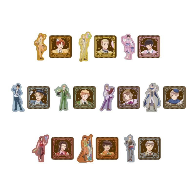 (PO) Hetalia World Stars Original Illustration Sticker Collection Circus Ver. [BOX] Image_1